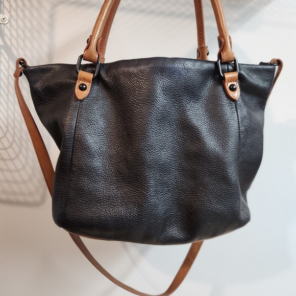 Medium Elliot Lucca leather tote bag - Picture 7 of 13